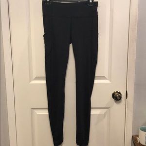 Black Full Length Run Tights